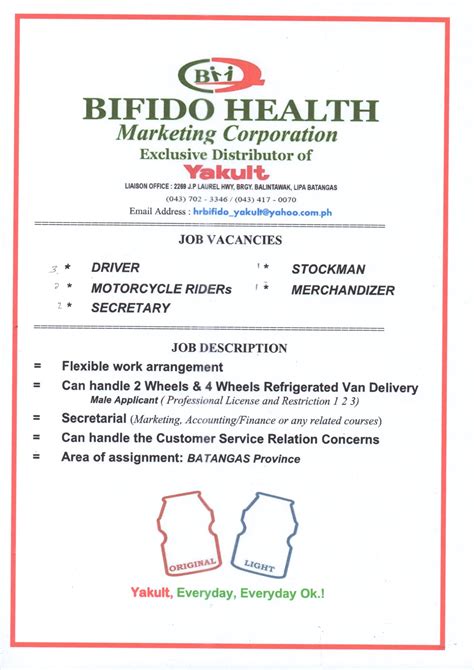bifido health marketing corporation|LIPA A .